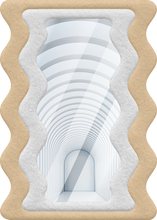 Load image into Gallery viewer, ODISHA MIRROR BEIGE - SMALL