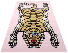 Load image into Gallery viewer, Baby Pink Tibetan Tiger Large Carpet