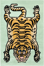 Load image into Gallery viewer, Mint Green Rectangle Tibetan Tiger