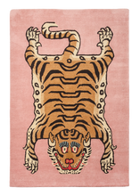 Load image into Gallery viewer, Blush pink Rectangle Tibetan Tiger