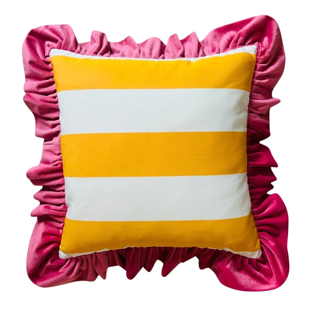 Cabana Collection - Yellow/Pink Frill