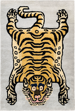 Load image into Gallery viewer, Light Grey Rectangle Tibetan Tiger
