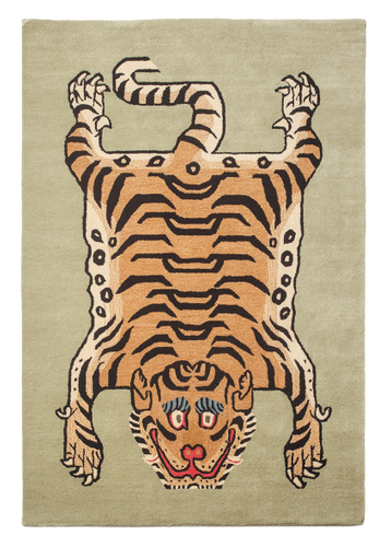 Pistachio Rectangle Tibetan Tiger
